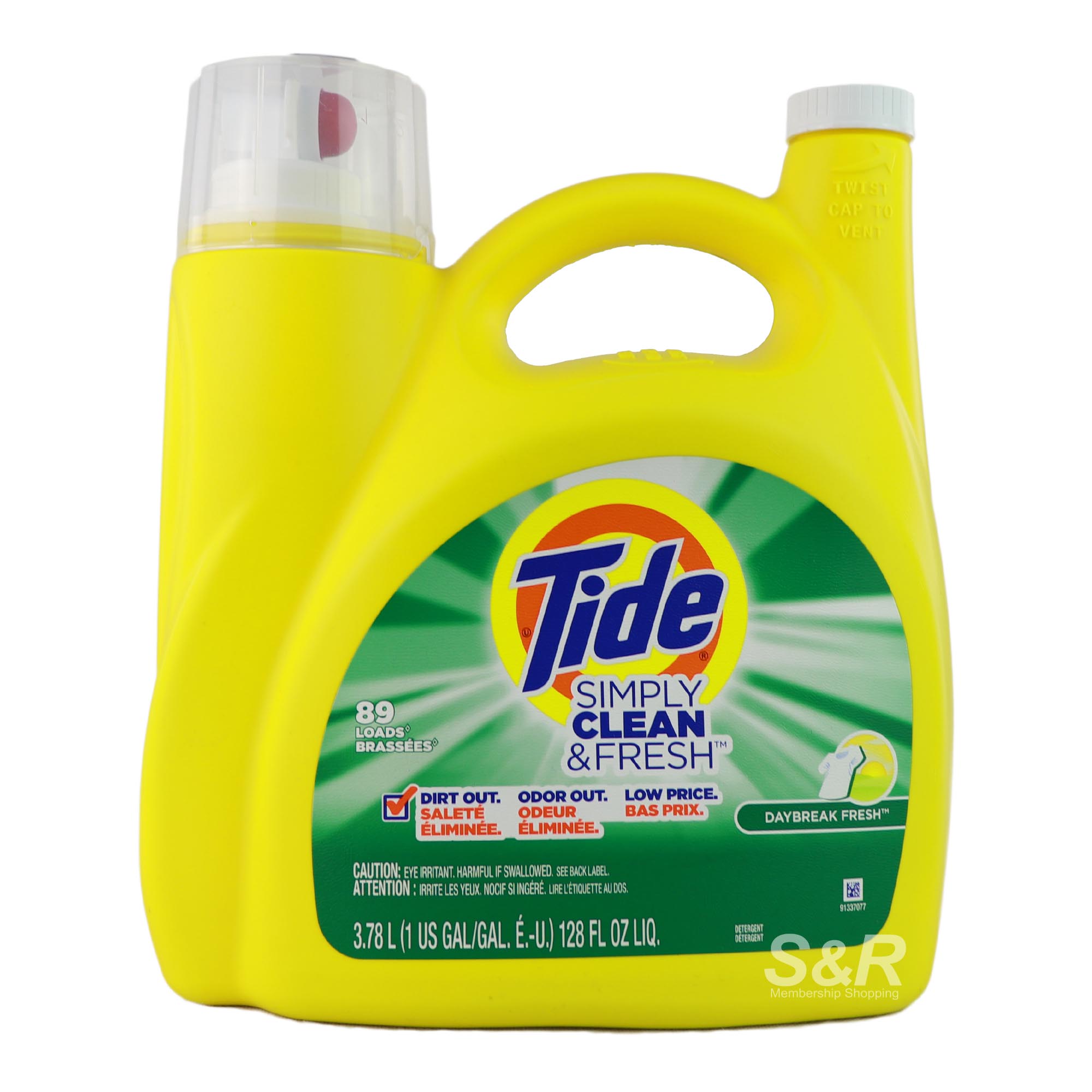 Tide Simply Clean and Fresh Daybreak Fresh Liquid Detergent 3.78L